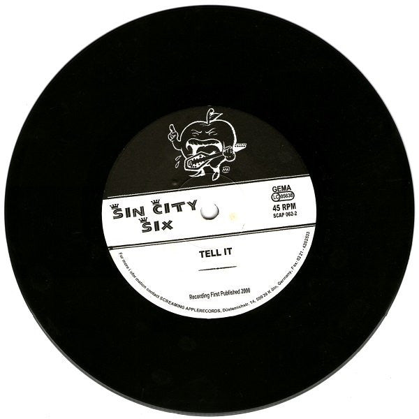 Sin City Six : Tonight Tonight (7", Single)