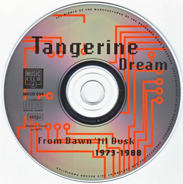 Tangerine Dream : From Dawn 'til Dusk (1973 - 1988) (CD, Comp)