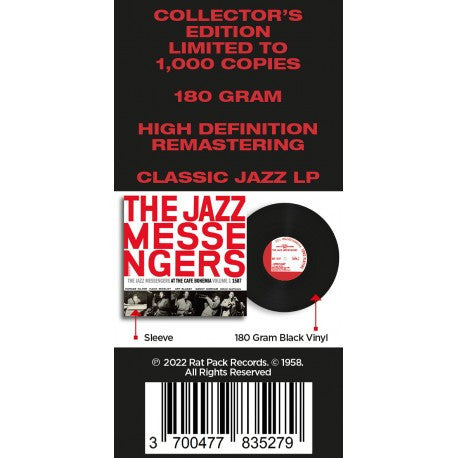 The Jazz Messengers* : At The Cafe Bohemia Volume 1 (LP, Album, Mono, Ltd, RE, Unofficial, 180)
