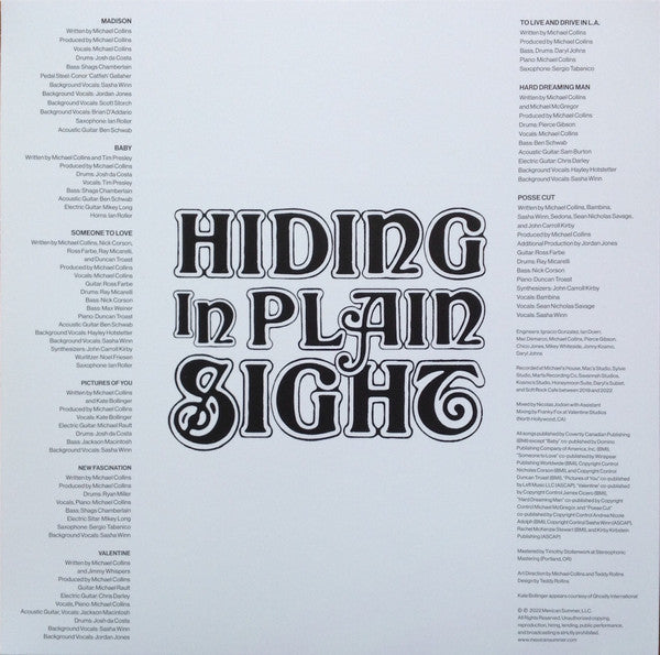 Drugdealer : Hiding In Plain Sight (LP, Album, Tab)