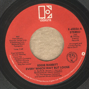 Eddie Rabbitt : Every Which Way But Loose (7", Styrene, All)