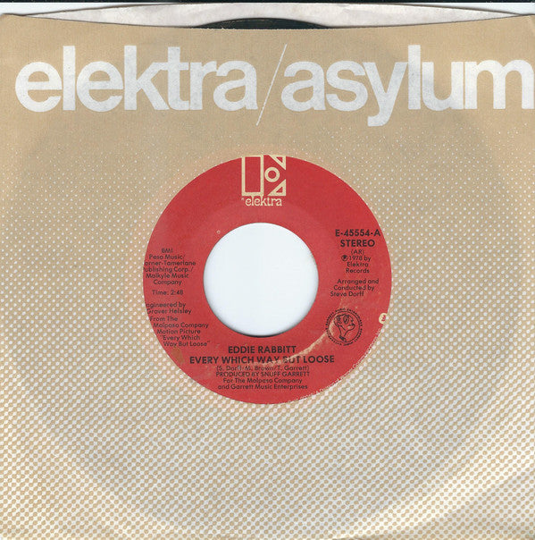 Eddie Rabbitt : Every Which Way But Loose (7", Styrene, All)