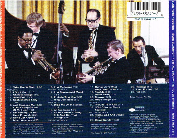 Duke Ellington : 1969 All-Star White House Tribute (CD, Album)