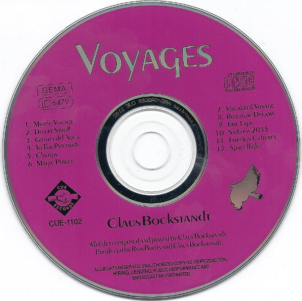 Claus Bockstandt : Voyages (CD, Album)