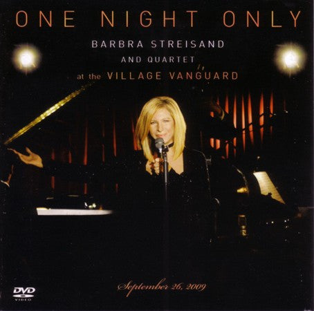 Barbra Streisand : One Night Only: Barbra Streisand And Quartet Live At The Village Vanguard (CD, Album + DVD, NTSC)