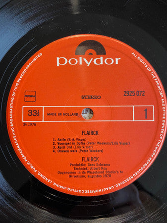 Flairck : Variaties Op Een Dame (LP, Album, RE, Lab)
