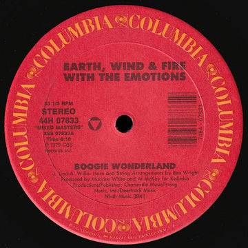 Earth, Wind & Fire : Boogie Wonderland / Serpentine Fire (12")
