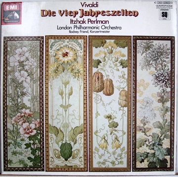 Vivaldi* - Itzhak Perlman, London Philharmonic Orchestra, Rodney Friend : Die Vier Jahreszeiten (LP, Quad)