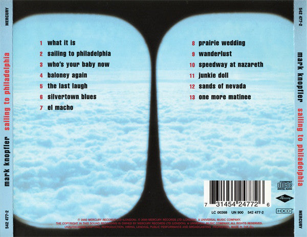 Mark Knopfler : Sailing To Philadelphia (HDCD, Album)