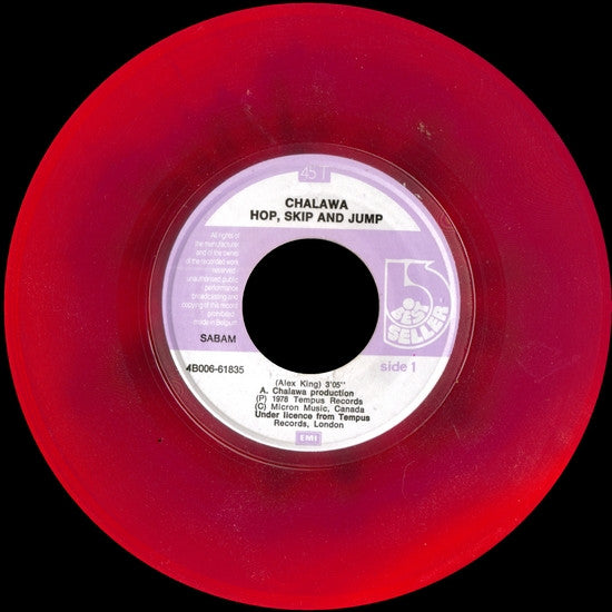 Chalawa : Hop, Skip And Jump (7", Red)