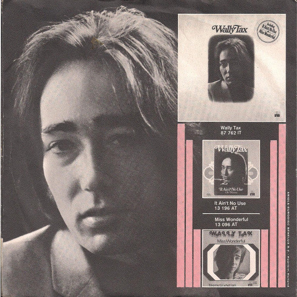 Wally Tax : Evidently (7", Single)