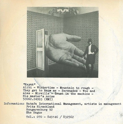 Kayak : Wintertime (7", Single)