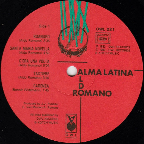 Aldo Romano : Alma Latina (LP, Album)