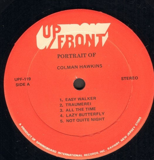 Colman Hawkins* : Portrait Of Colman Hawkins (LP, Comp)