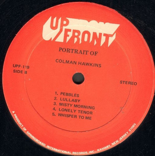 Colman Hawkins* : Portrait Of Colman Hawkins (LP, Comp)