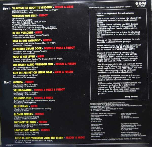 Dennie Christian, Mieke, Freddy Breck : Dennie Christian, Mieke, Freddy Breck (LP)