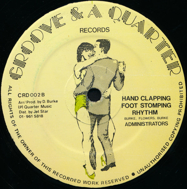 The Administrators : Hand Clapping Foot Stomping Music (12")