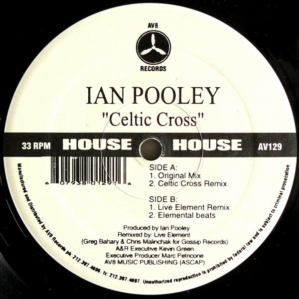 Ian Pooley + Live Element : Celtic Cross (12", MP)