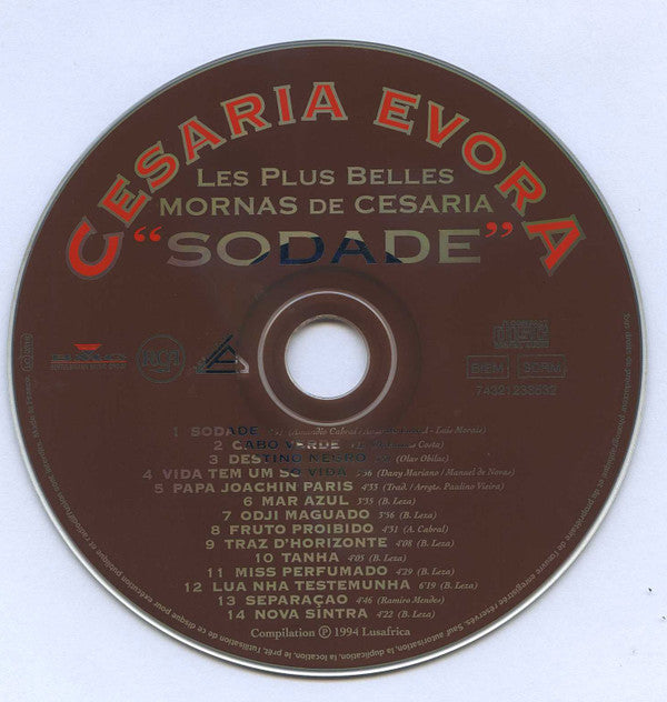 Cesaria Evora : "Sodade" (CD, Comp)