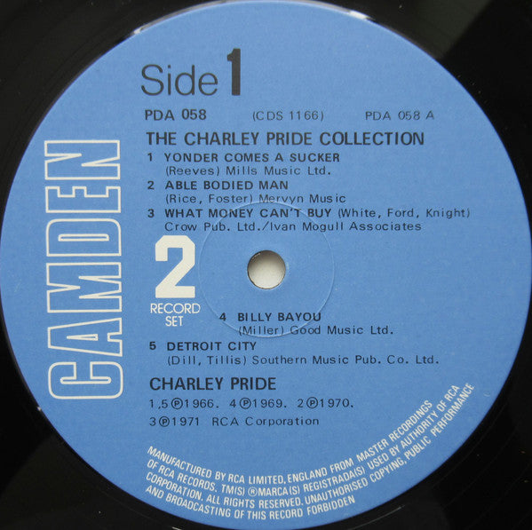 Charley Pride : The Charley Pride Collection (2xLP, Comp)