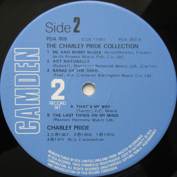 Charley Pride : The Charley Pride Collection (2xLP, Comp)