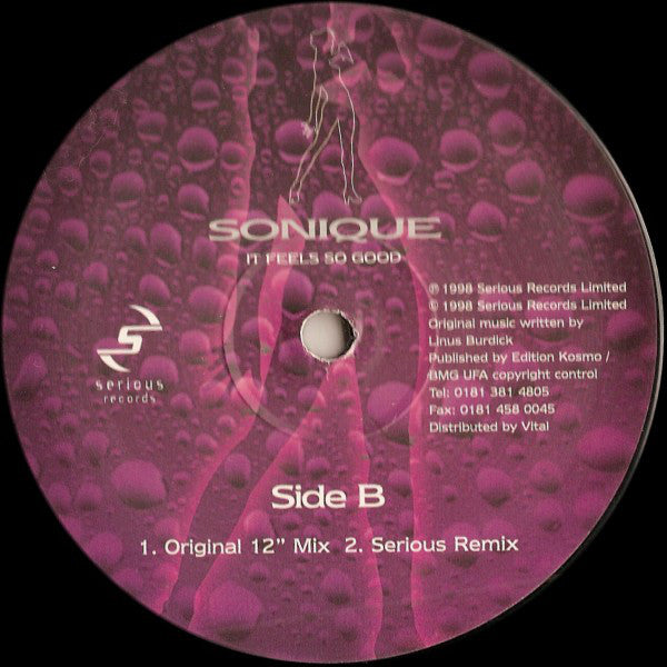 Sonique : It Feels So Good (12")