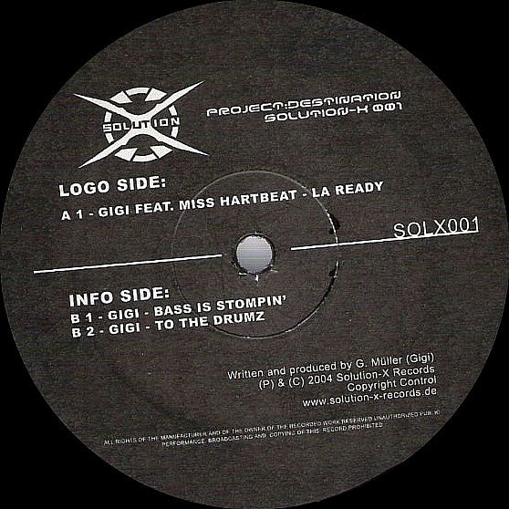 DJ Gigi : Project: Destination (12")