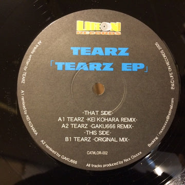 Tearz : Tearz EP (12", EP)