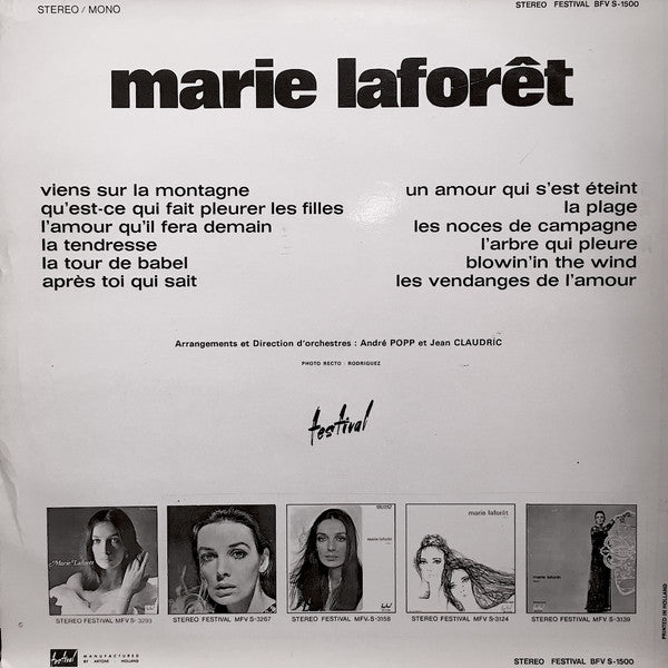 Marie Laforêt : Marie Laforêt (LP, Album, RE)