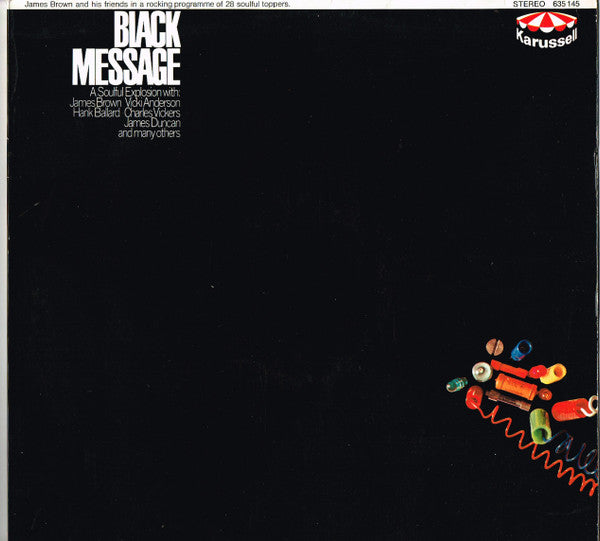 Various : Black Message (LP, Comp, Mixed)