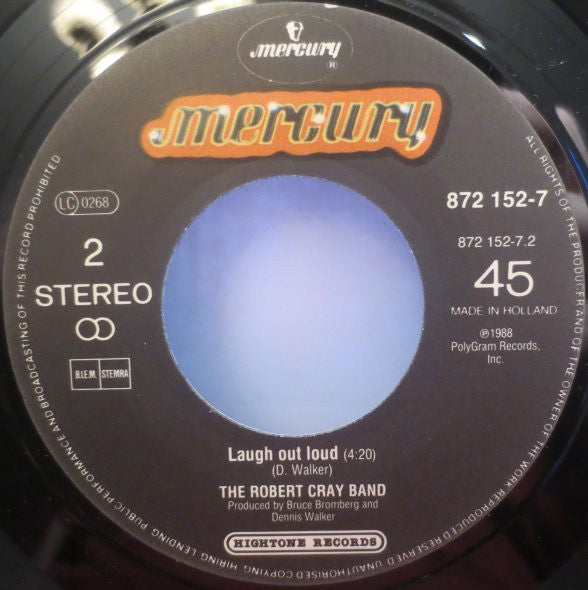 The Robert Cray Band : Acting This Way (7", Single)
