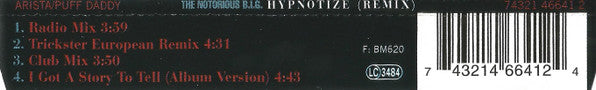 Notorious B.I.G. : Hypnotize (Remix) (CD, Maxi)