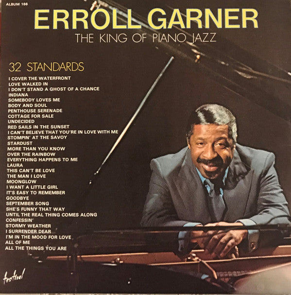 Erroll Garner : The King Of Piano Jazz - 32 Standards (2xLP, Comp)