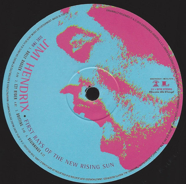 Jimi Hendrix : First Rays Of The New Rising Sun (2xLP, Album, Comp, RE, RM, 180)