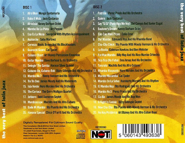 Various : The Very Best Of Latin Jazz (2xCD, Comp, RM)