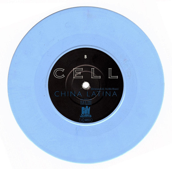 Cell (3) : Cross The River (7", Single, Ltd, Blu)