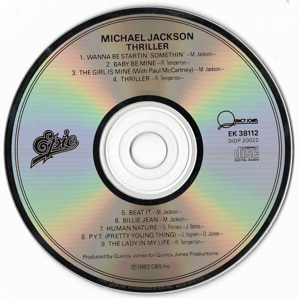 Michael Jackson : Thriller (CD, Album, RE)