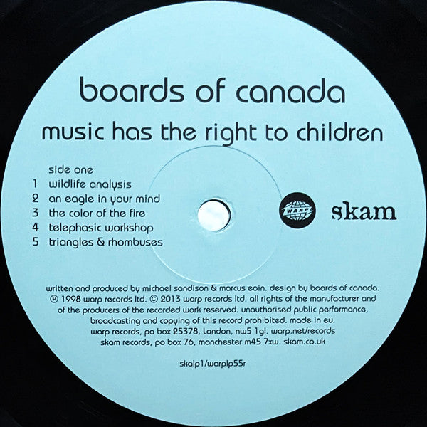Boards Of Canada : Music Has The Right To Children (2xLP, Album, RE, RP)