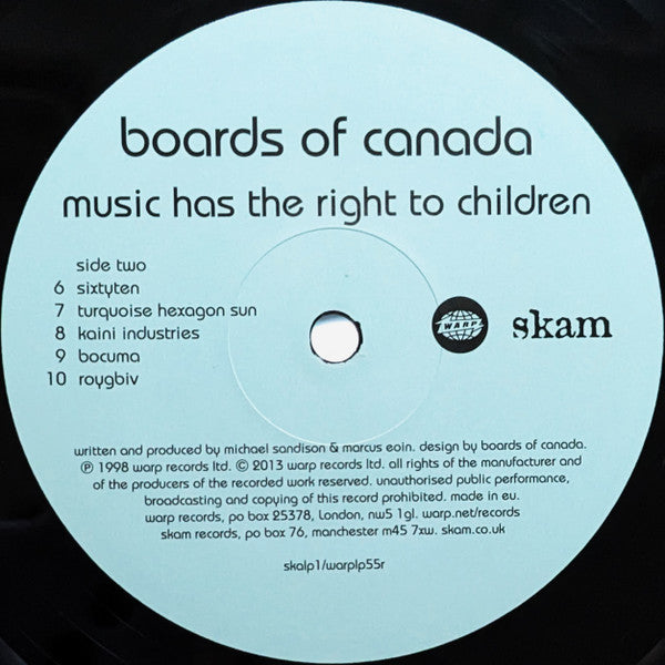 Boards Of Canada : Music Has The Right To Children (2xLP, Album, RE, RP)
