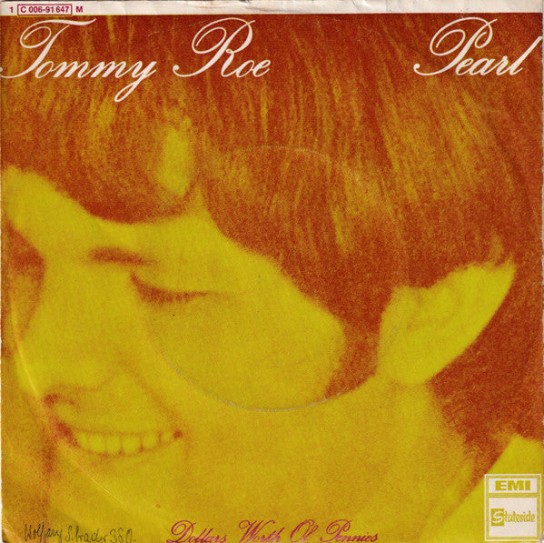 Tommy Roe : Pearl (7", Single, Mono)