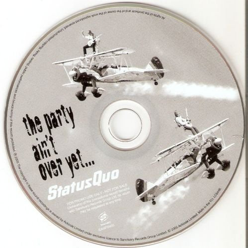 Status Quo : The Party Ain't Over Yet... (CD, Single, Promo)