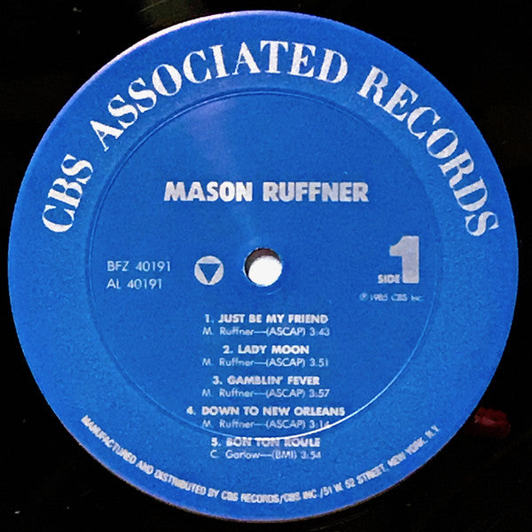 Mason Ruffner : Mason Ruffner (LP, Album)