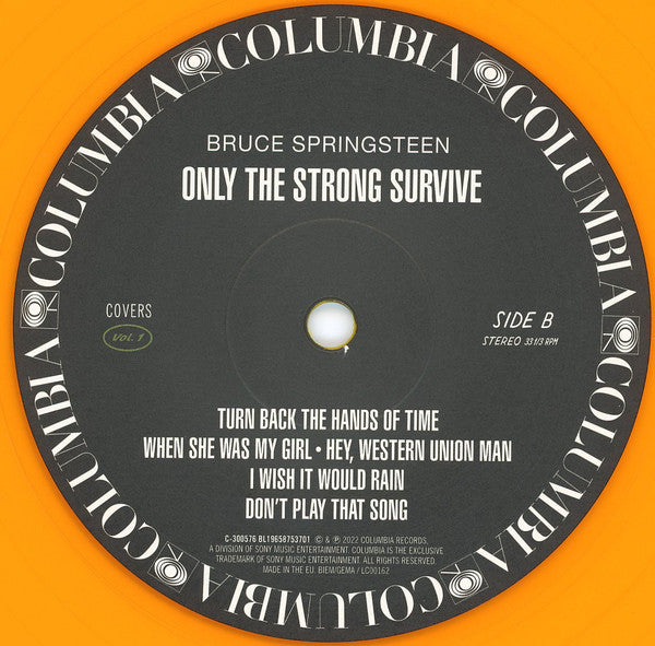 Bruce Springsteen : Only The Strong Survive (Covers Vol. 1) (LP + LP, S/Sided, Etch + Album, Ltd, Ora)