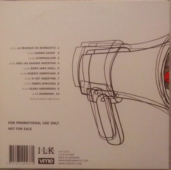 Big Bombastic Collective : Diamonds (CD, Album, Promo, Car)