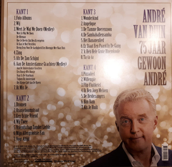 André van Duin : 75 Jaar Gewoon André (2xLP, Comp, Ltd, Num, Gol)