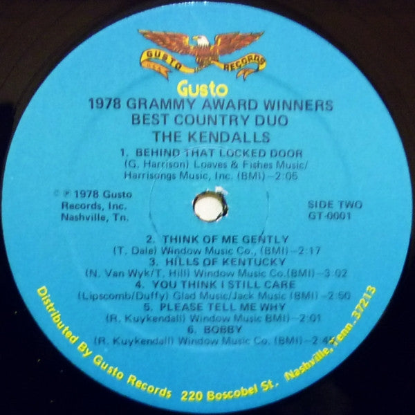 The Kendalls : 1978 Grammy Award Winners - Best Country Duo (LP, Album)