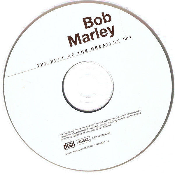 Bob Marley : The Best Of The Greatest (32 Original Songs) (2xCD, Comp)