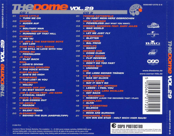 Various : The Dome Vol. 29 (2xCD, Comp, Copy Prot., Clu)