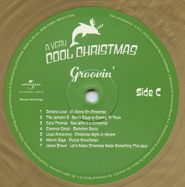 Various : A Very Cool Christmas (2xLP, Comp, Ltd, Num, RE, RM, Gol)