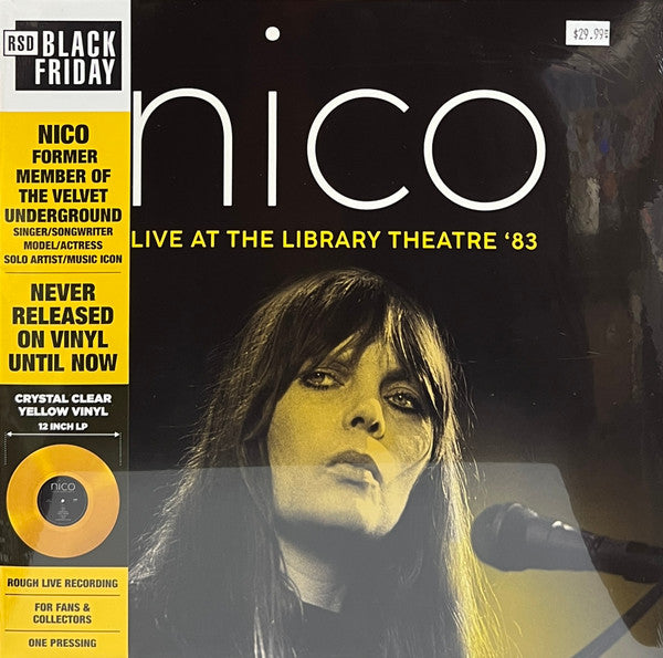 Nico (3) : Live At The Library Theatre '83 (LP, RSD, Yel)